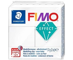 Modelinas FIMO EFFECT, 57 g, permatoma balta sp.