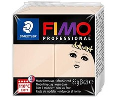 Staedtler Modelinas Fimo Professional Doll Art, rusvas, 85g