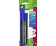 Staedtler STAEDTLER Fineliner triplus blau 4er-Set retail