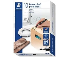 Staedtler TALPYKLĖ Marker Lumocolor perm juodas 10 Stück