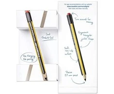 Fig Staedtler Jumbo Staedtler Noris skaitmeninis juodas geltona