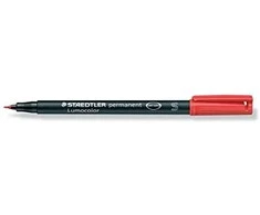 Staedtler 313-2, Raudonas, Apvalus antgalis, Juodas, Raudonas, Polipropilenas (PP), 0,4 mm, Vokietija