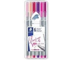Staedtler Thinpis Triplus Flamingo 6 spalvų STAEDTLER