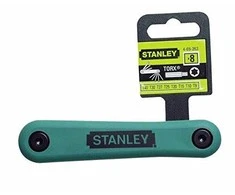STANLEY KLUCZE TORX 8 vnt. SKŁADANE T9-T40