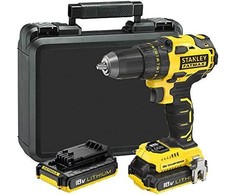 Suktuvas-gręžtuvas Stanley FMC607D2; 18 V; 2x2,0 Ah akum.