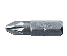 Antgalių rinkinys Stanley 1/4", Pz2x70mm, 10 vnt