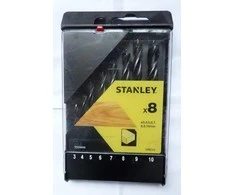 Grąžtas Stanley Rinkinys grąžtai medienai 8 vnt. 3-10 mm