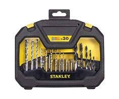 Grąžtas STANLEY Rinkinys sukimo antgalių I grąžtų 30el.