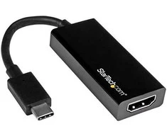 StarTech.com CDP2HD USB ekrano adapteris 3840 x 2160 pikseliai Juoda