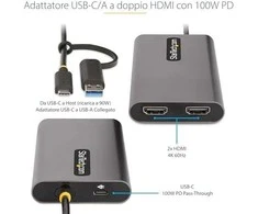 StarTech USB-C TO DUAL-HDMI ADAPTER /.