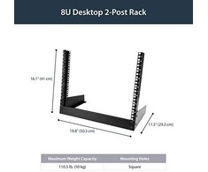 StarTech 2-POST DESKTOP RACK - 8U (RK8OD)