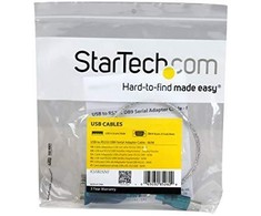 USB kabelis StarTech USB-A - DB-9 0, 4 m permatomas (ICUSB232V2)