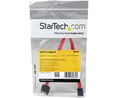 StarTech SATA - SATA, 0,3m, Raudona (SATAEXT30CM)