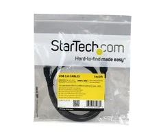 USB kabelis StarTech USB-A - mikro B 1 m Juodas (USB3CUB1M)