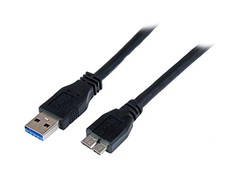 USB kabelis StarTech USB-A - mikro B 1 m Juodas (USB3CUB1M)