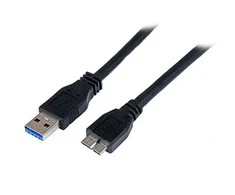 USB kabelis StarTech USB-A - mikro B 1 m Juodas (USB3CUB1M)