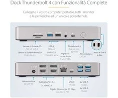 StarTech THUNDERBOLT 4 DOKAS 2X HDMI/DP/2X HDMI 2X EKRANAS – 98W PD