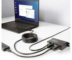 StarTech 4PT MANAGED INDUSTRIAL USB HUB/.