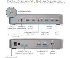 StarTech 129UE-USBC-KVM-DOCK/USB-C KVM DOCKING STATION