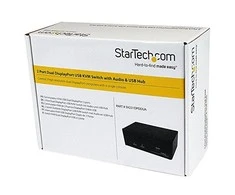 StarTech.com SV231DPDDUA KVM jungiklis Juoda