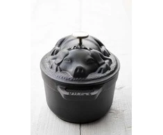 Zwilling STAUB SPECIAL COCOTTE Ovalus ketaus puodas, kiaulė, 1 litras, juodas
