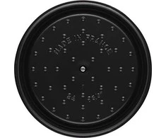 STAUB kepimo indas Round Cocotte, 24 cm, Juodas