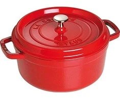 Zwilling Keptuvė - Staub Apvalus Keptuvė 24cm Ketaus Vyšnių Raudona