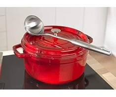 Staub La Cocotte 26cm, apvalus, ketaus, vyšnių raudonas
