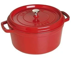Apvalus ketus puodas Zwilling STAUB 6,7 L, 28 cm, raudonos spalvos