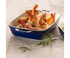 STAUB COOKING Stačiakampė keraminė lėkštė 400 ml, mėlyna