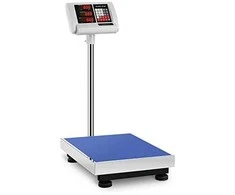 Virtuvinės svarstyklės Steinberg Systems Svarstyklės platformowa magazynowa licząca 40x50cm maitinimo šaltinis + akumulator 300kg / 50g