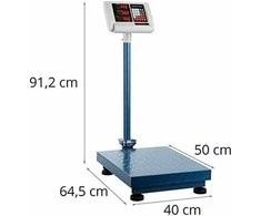 Virtuvinės svarstyklės Steinberg Systems Sandėlio platforminės svarstyklės skaičiuojamos sulankstomos 40x50cm maitinimo šaltinis + baterija 300kg / 50g