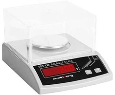 Virtuvinės svarstyklės Steinberg Systems Tikslios laboratorinės svarstyklės su stikliniu dangteliu ir LED ekranu 200g / 0,001g