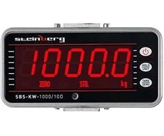 Virtuvinės svarstyklės Steinberg Systems Pakabinamos kablio svarstyklės su nuotolinio valdymo pulteliu iki 1000kg / 0,5kg LED