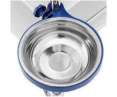 Steinberg Systems Laboratorinis kosmetinis gydymo vežimėlis pagamintas iš plieno, 2 lentynos, 2 stalčiai, 65 x 60 x 86 cm, 20 kg