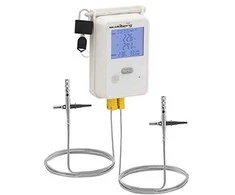 Steinberg Systems Termohigrometro temperatūros ir drėgmės registratorius LCD USB Wi-Fi diapazonas 0-100% -50-350C