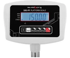 Virtuvinės svarstyklės Steinberg Systems Skaičiavimo platforminės sandėlio svarstyklės SBS-PF-150 LCD iki 150 kg