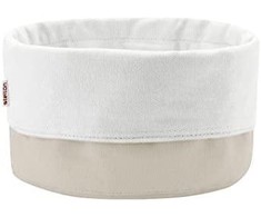 Stelton - Klasikinis duonos maišelis – medvilninis – smėlio/baltas – Ø 23 × aukštis 21 cm