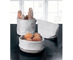 Stelton - Klasikinis duonos maišelis – medvilninis – smėlio/baltas – Ø 23 × aukštis 21 cm