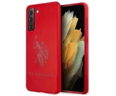Dėklas „Us Polo Assn“ „US Polo USHCS21SSLHRTRE S21 G991“ raudonas silikoninis ant toninio pamušalo