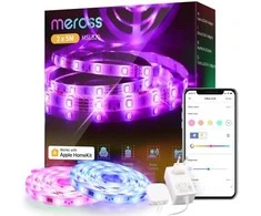 Meross MSL320HK 10 metrų Wifi LED juosta valdomas Apple Homekit, SmartThings