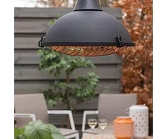 SUNRED | Šildytuvas | IND-2100H, Indus II Bright Kabantis | Infraraudonųjų spindulių | 2100 W | Juodas | IP44