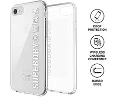 Dėklas SUPERDRY SNAP CASE CLEAR IPHONE 6/6S/7/8/SE TRANSPARENT / Baltas