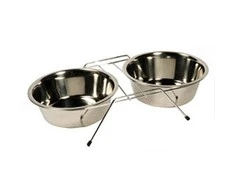Rinaldo Franco Spa RECORD dubenėliai 2vnt su stovu metaliniai 23,5cm 2,8L