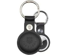 Dėklas Tactical AirTag Beam Leather juodos spalvos
