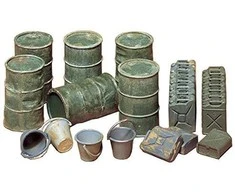 Tamiya Military Miniatures 1/35 Jerry Can kanistrų rinkinys 35026