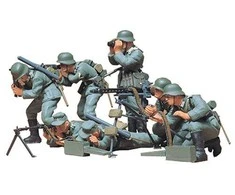 Tamiya Vokiečių kulkosvaidžių kariai 1/35 plastikinių figūrėlių rinkinys