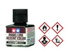 Tamiya Panel Line akcento emalis Dark Brown 40 ml (87140)