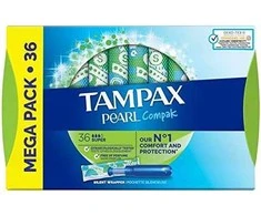 "Tampax Pearl Compak Super" 36 vienetai