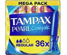 Tampax Pearl Compak Regular 36 vienetai